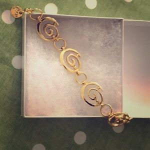 14k gold plated Italian bracelet